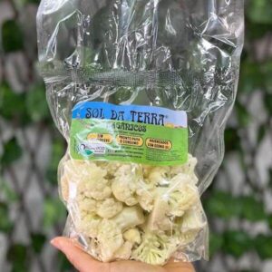 Linha Prática Couve flor cortada e higienizada orgânica 200g Sol da Terra