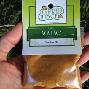 Cúrcuma / Açafrão em pó orgânico 30g Hammer Tesch