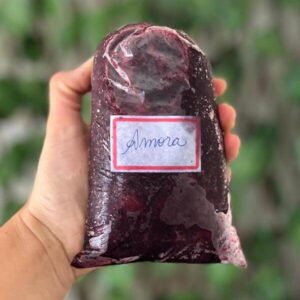 Polpa Pura de Amora orgânica aprox 340g