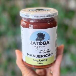 Molho de Tomate Manjericão Orgânico Jatobá 340g