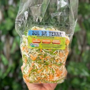 Linha Prática Salada Tricolor (cenoura, repolho e couve) Orgânica 250g Sol da Terra