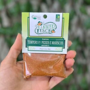 Tempero p/ Peixes e Mariscos orgânico 20g Hammer Tesch