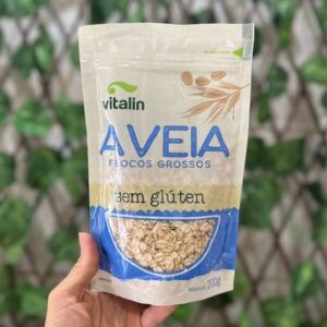 Aveia em Flocos Grossos SEM Glúten 200g Vitalin