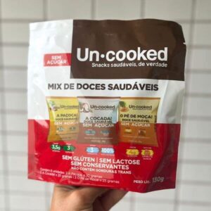 Mix de Doces saudáveis (6 doces) Uncooked 130g (2 paçocas, 2 cocadas, 2 pés de moça)