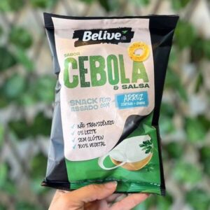 Chips Cebola e Salsa Sem Glúten, Sem Leite Belive 35g