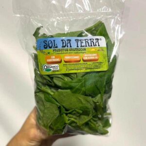 Linha Prática Espinafre Org. Higienizado 100g Sol da Terra