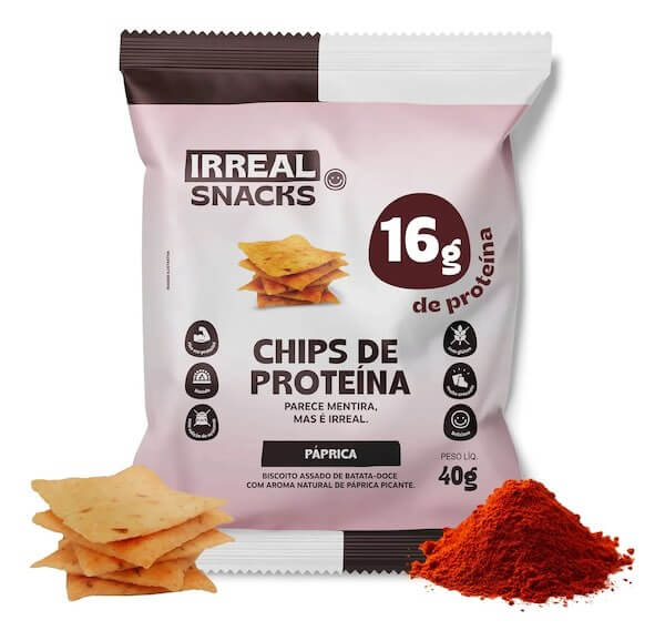 Snack protéico Irreal Páprica 40g