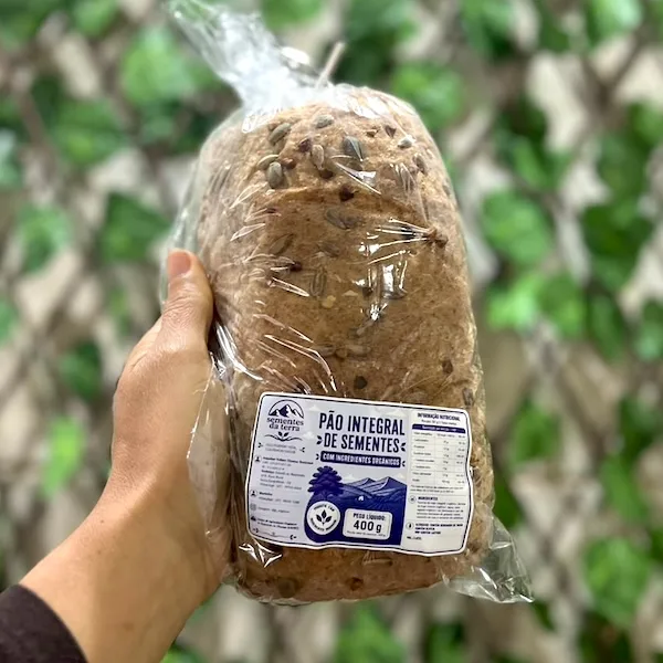 Pão Integral com Sementes Orgânico aprox 380g