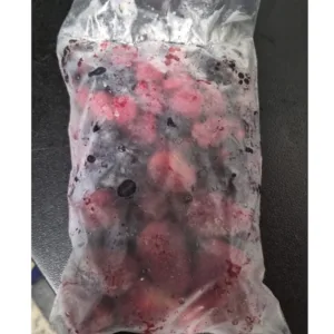 Frutas Vermelhas (Morangos, Amora e Mirtilo) CONGELADOS orgânicos 500g pacote